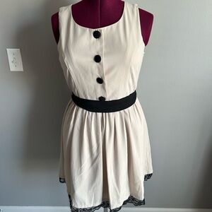 ModCloth Black and Cream dress